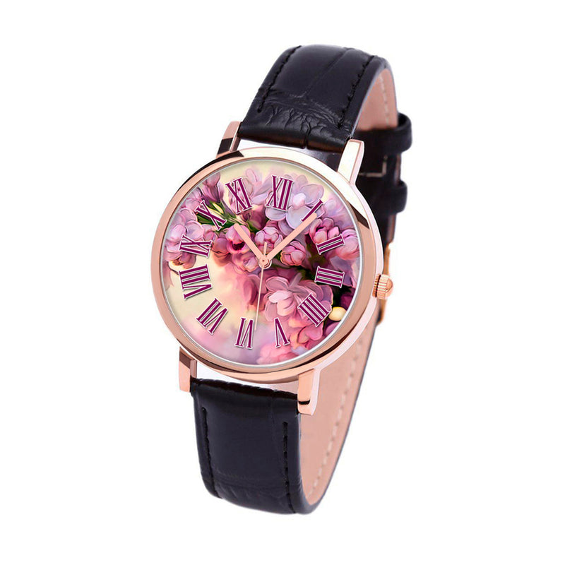Lilac Flower Watch