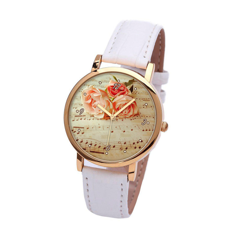 Music And Flowers Watch